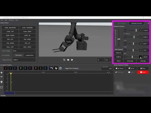 Jogging your robot | Getting started with Lensmaster