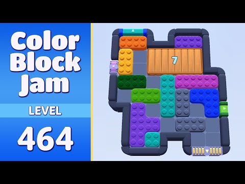 Color Block Jam Level 464 | Every Puzzle Solved! 🎯
