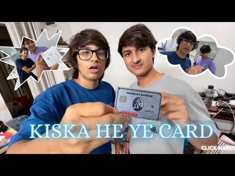 " Ye American Express Card Kis Ka He ?? 😱 | #sahiljoshivlogs #souravjoshivlogs #piyushjoshivlogs 