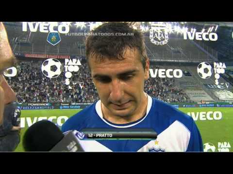 Nota Pratto. Vélez 2 - Godoy Cruz 1. Fecha 17. Torneo Inicial 2013. Fútbol Para Todos.