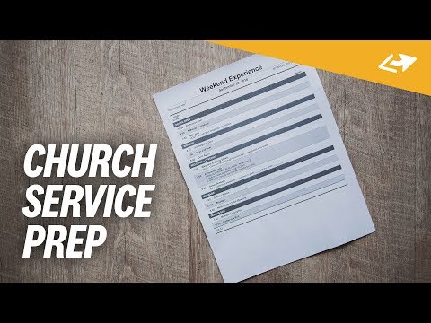 3 Advanced Church Service Prep Tips