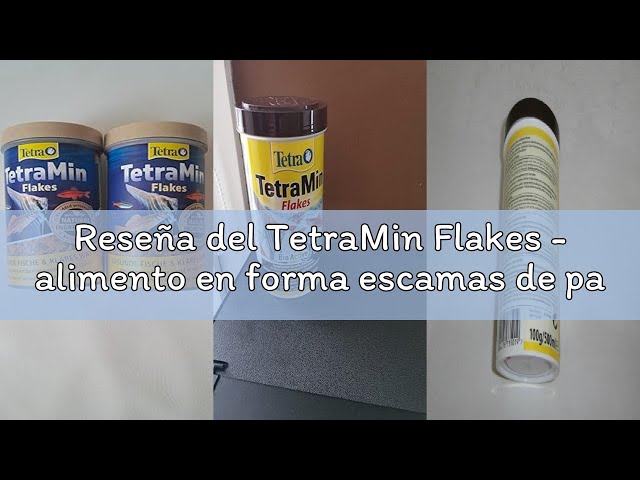 Vídeo relacionado con TetraMin Flakes - Alimento para Todos los Peces Ornamentales, 500 ml