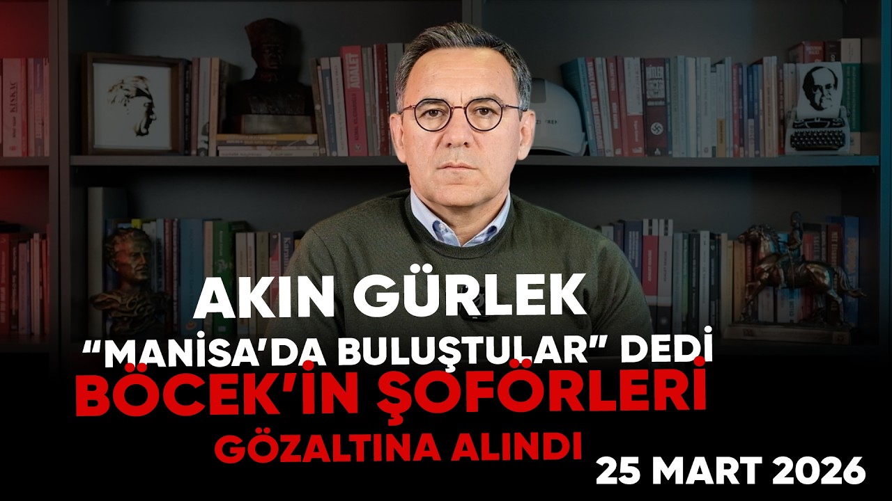 Deniz Zeyrek: " Akın Gürlek “Manisa’da buluştular” dedi, Böcek’in şoförleri gözaltına alındı"