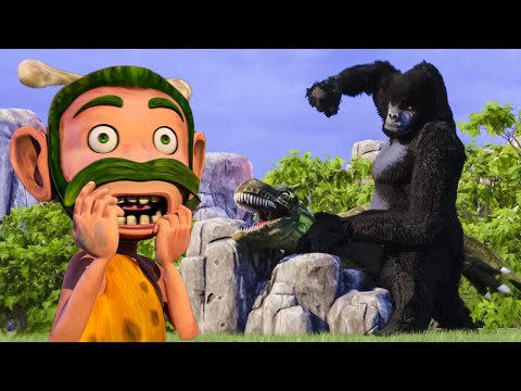 Oko und Lele 🦎 Neue Folge 72 - Gorilla⚡ CGI Animierte Kurzfilme ⚡ Lustige Cartoons