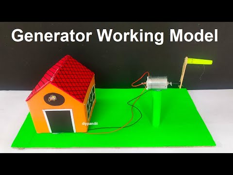 electric generator working model inspire award science project diy howtofunda craftpiller
