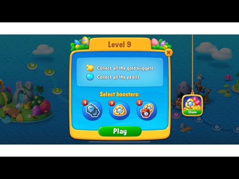 Fishdom, level 9 swift escapade