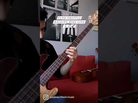 Funk Shuffle Walking Bass Line | Scuola di Basso Online 🎸🎵