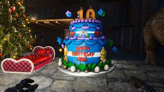 【ASA】㊗ARK10周年イベント！パーティドードーからとれるケーキでワイバーンとトゥソテウティス（イカ）を育ててみた。ケーキがあれば5時間おきの刷り込みで寝不足にならなくていい😄【公式PvE】