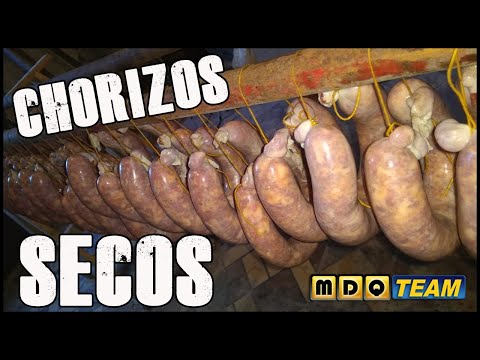 Complete recipe for dry chorizos - EASY to make