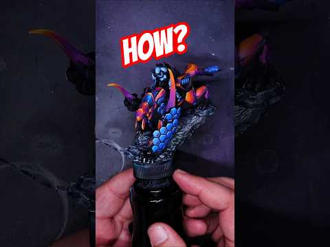 Where do the colours go!?! Miniature Painting contrast and balance #infinity #40k #synthwave