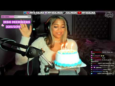 MSG SINGS MYA SALINA HAPPY BIRTHDAY IN DISCORD! #20