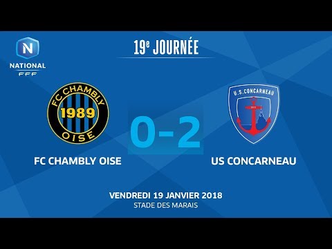 J19 : FC Chambly - US Concarneau (0-2), le replay I FFF 2018