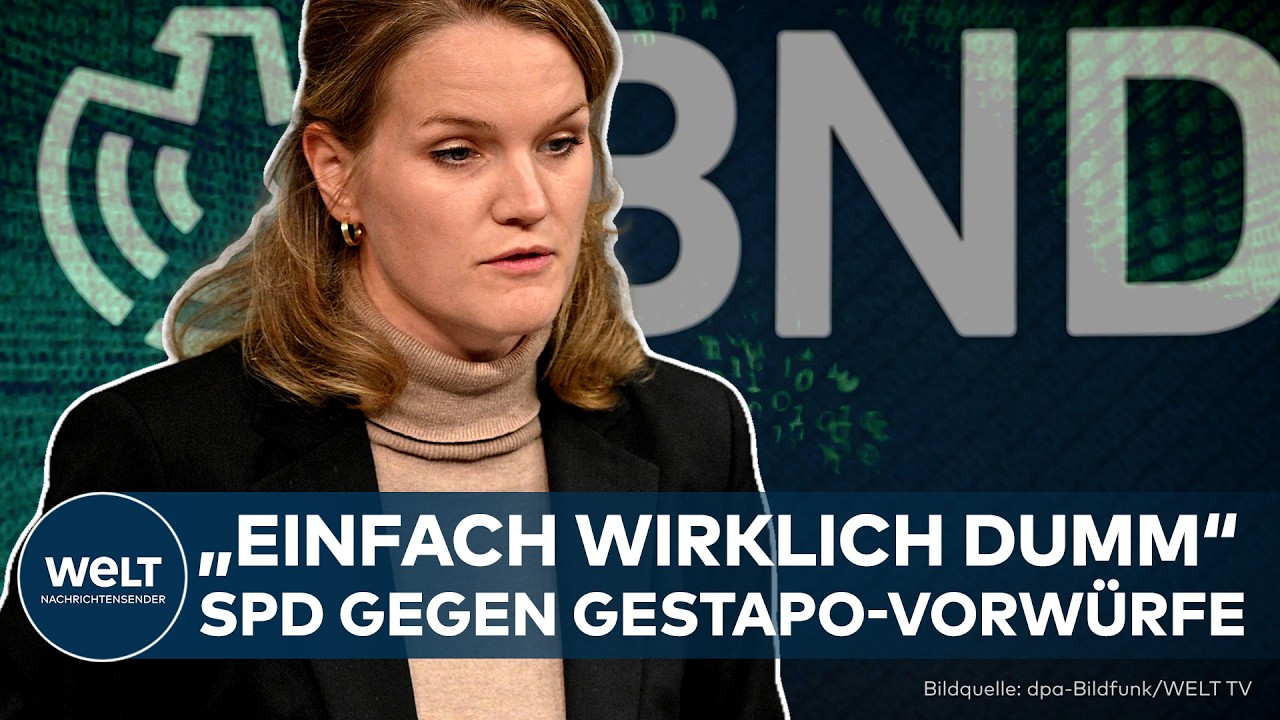 GEHEIMDIENST-REFORM: "Einfach wirklich dumm" – SPD-Politikerin wehrt sich gegen "Gestapo"-Vorwürfe