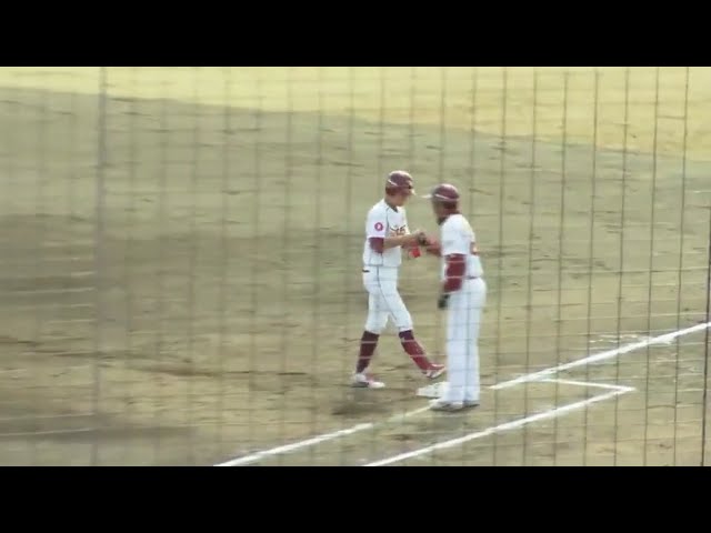 【3回裏】イーグルス・田中がつなぎのバッティングでチャンスを広げる!! 2017/3/15 E-C