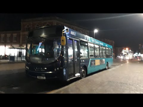 Arriva north east 1493 on the X9