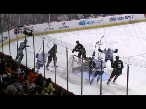 Canucks Vs Ducks Goals + Fights 01/25/13 [HD]