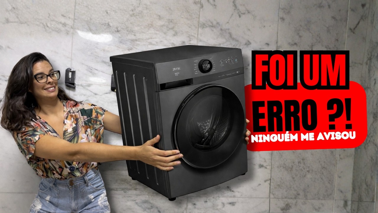 Miniatura da avaliação em vídeo de Lava e Seca Midea HealthGuard Smart MF200 11kg Branco