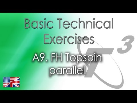 Basic Technical Exercise: A9. FH Topspin parallel