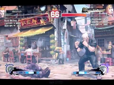 SSF4 Arcade Edition online gameplay + the best dan player i have ever seen