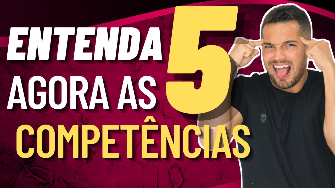 ENTENDA AS 5 COMPETÊNCIAS DO ENEM! | REDAÇÃO ENEM | PROFINHO da REDAÇÃO