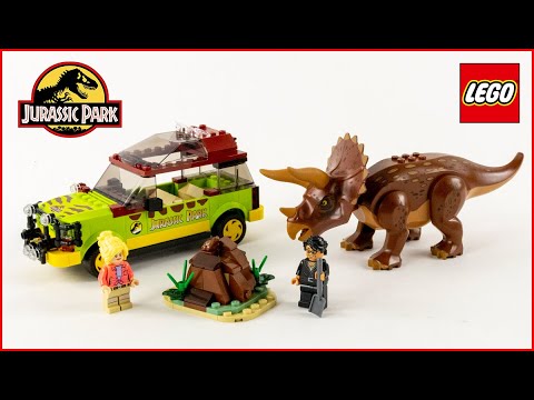 Vidéo LEGO Jurassic World 76959 : La recherche du tricératops