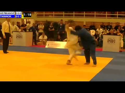 Judo Nordic Championships 2014: M21-66: HERMANSEN - THINNOK