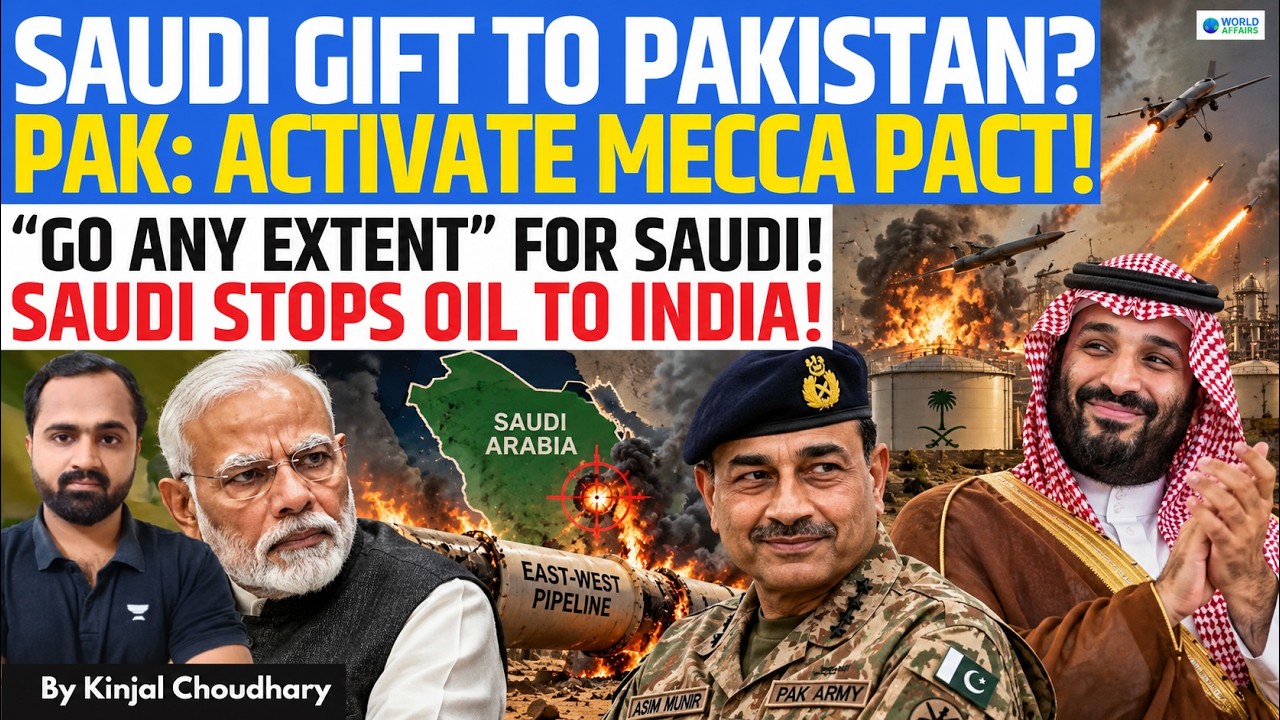 SAUDI CUTS INDIA'S OIL AFTER PAK BACKS MAKKAH PACT | Connection To India-Pak Navy Standoff | Kinjal