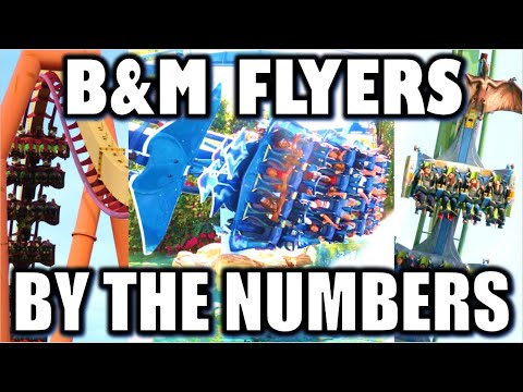 The World's B&M Flying Coasters - By The Numbers