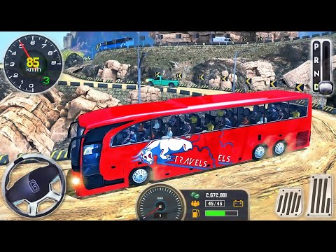 Uphill Offroad Bus Driving Simulator - Real Bus Transport Mountain Driver - Android GamePlay