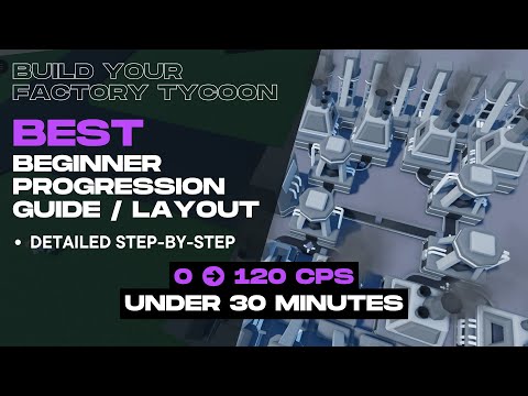 NEW BEST Beginner Layout Build Your Factory Tycoon Roblox!