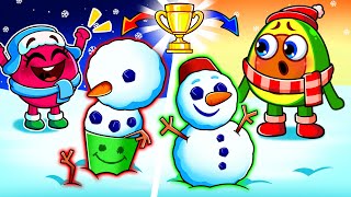 Snowman Adventure! Kids Songs ⛄ Outdoor Safety Rules | Play Safe | VocaVoca Karaoke