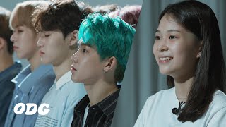 "얼마나 힘들었어요?" YG 데뷔그룹을 만난 아이가 물어본 것 (Feat. TREASURE) | ODG