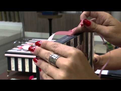 Mulher.com 27/02/2015 Marisa Magalhães - Caixa com scrapdecor Parte 2/2