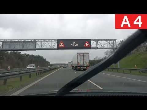 Przejazd Drogą S1, A4 i 396 odc. Lędziny - Brzęczkowice - Brożec.