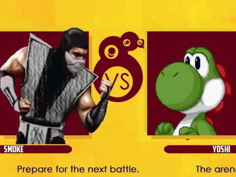 (M.U.G.E.N) Smoke VS Yoshi