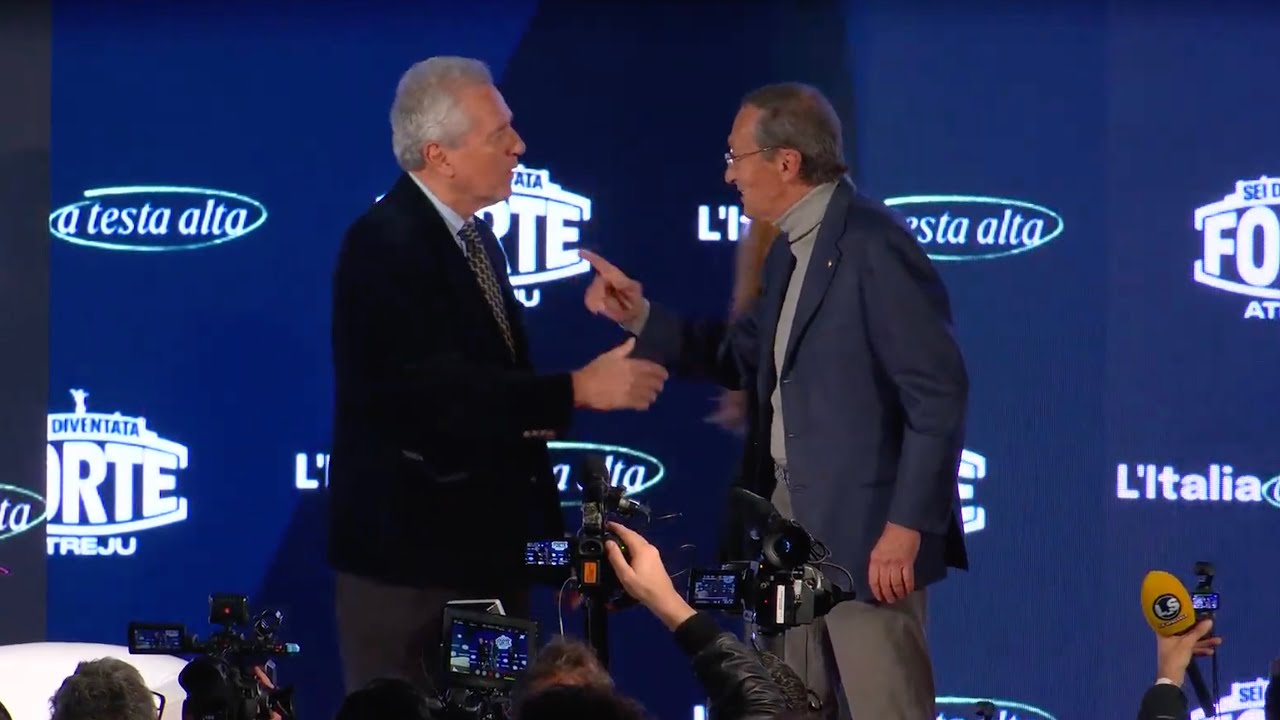 IL DIBATTITO TRA FINI E RUTELLI ATREJU 2025