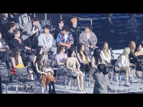 190424 도망가다걸린 아이콘(iKON),마마무,여자친구 인터뷰 Reaction [4K] 직캠 Fancam (TMA) by Mera