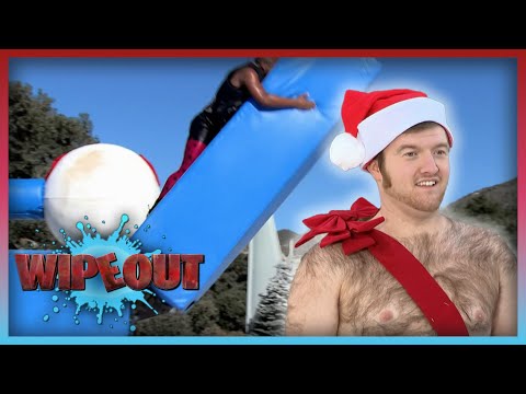 Surprise Wipeout Seconds Into The Wipeout Course! | Wipeout