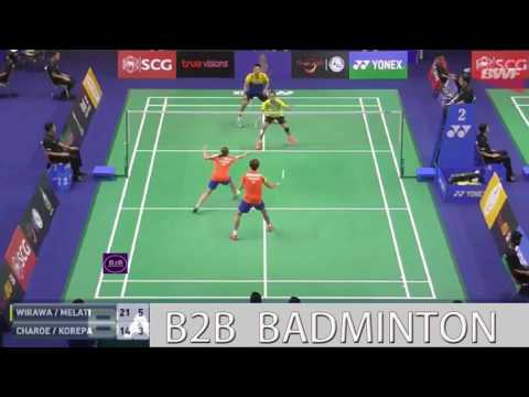 Badminton 2017 ThailandMaster   Afiat Yuris WIRAWAN Nadya MELATI vs Chaloempon C  Chasinee KOREPAP
