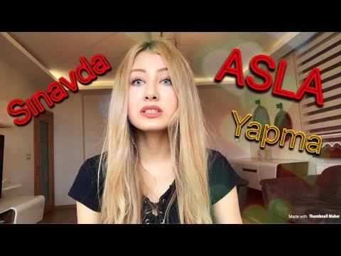 Sınavda ASLA Bunları YAPMA!!!  YKS-TYT 2018 -Elif AY