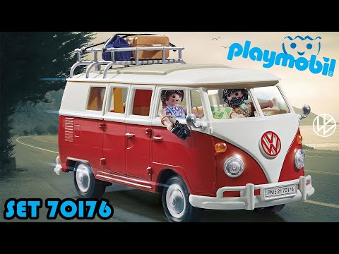 Playmobil   SET 70176 VW T1 BUS   Camping
