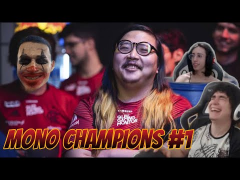 FLANALISTA REAGINDO A COMO OS MONO CHAMPIONS REALMENTE JOGAM LEAGUE OF LEGENDS #1 - BRONZIOCRE