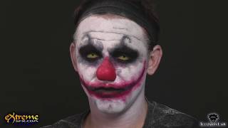 Clown Makeup How-to, Diabolical Clown Halloween Makeup Tutorial