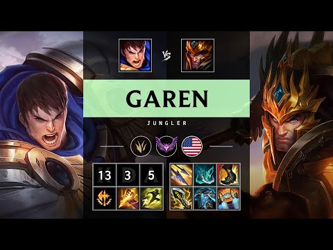Garen Jungle vs Jarvan IV - NA Master Patch 25.20