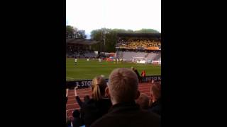 AGF vs Brøndby 5-1 fanvideo målet til 2-0