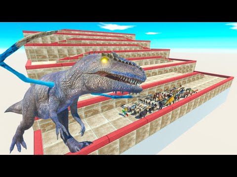 All Unit Escape From Alien Giganotosaurus - Last Survivor | Animal Revolt Battle Simulator