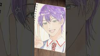 剣持刀也塗りました（にじさんじ） #イラスト #イラストメイキング #タイムラプス