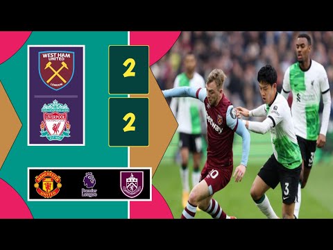 Premier League Table ~ West Ham vs Liverpool (2-2) ~ Matchweeks 35 ~ Epl Table Standings Today