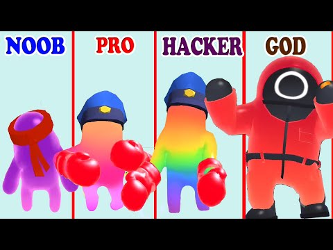 NOOBvsPROvsHACKERvsGOD in Join Blob Clash 3D VS Jelly Clash 3D - Which game do you like?