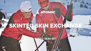 Видео беговых лыжах Atomic c с технологией Skintec Видео беговых лыжах Atomic c с технологией Skintec